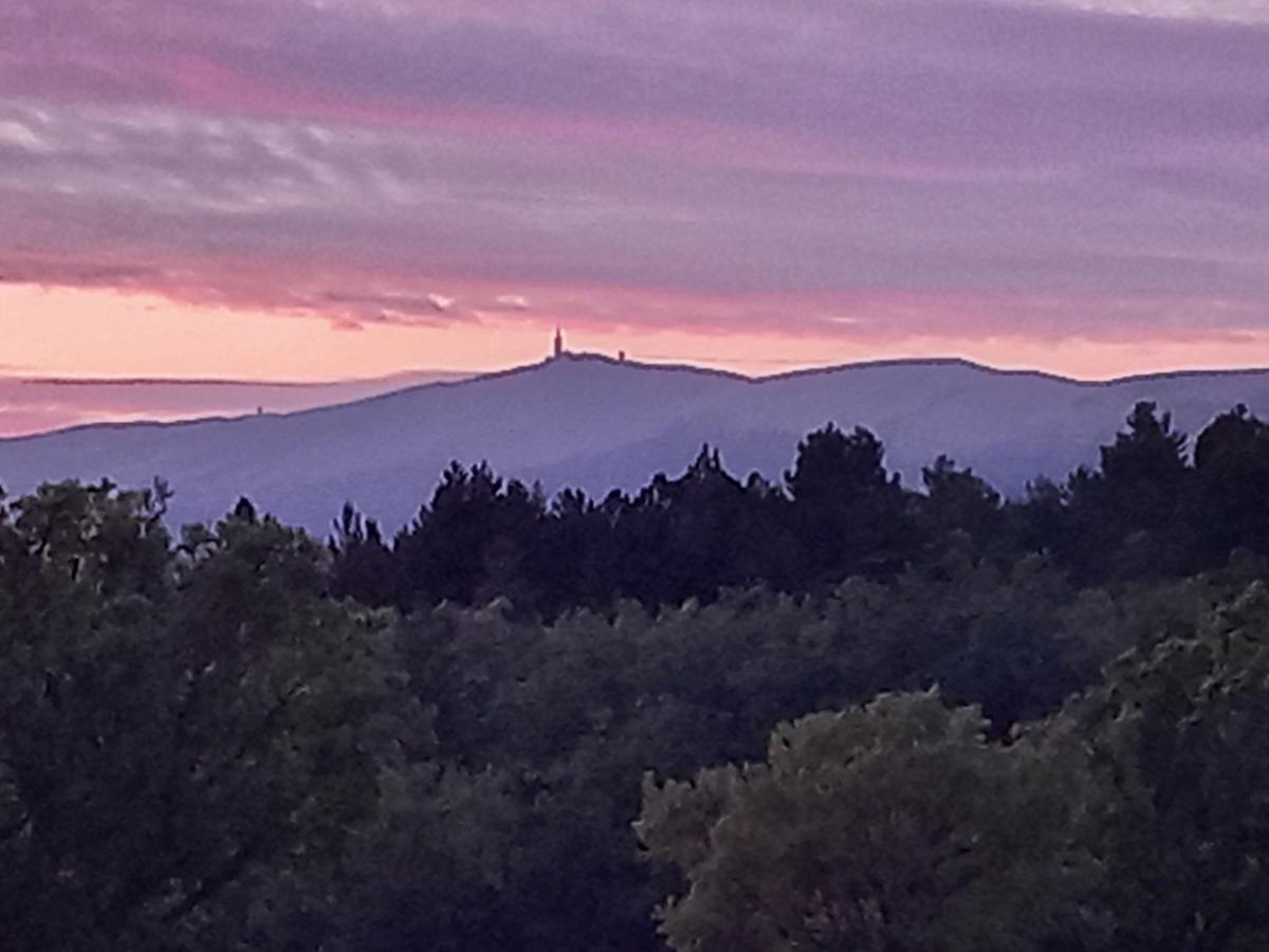 A Ventoux Yourte Monieux Bagian luar foto
