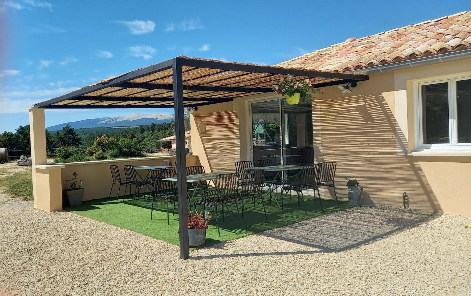 A Ventoux Yourte Monieux Bagian luar foto